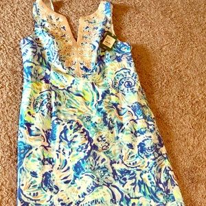 Lily Pulitzer Gabby Shift Dress Salty Seas